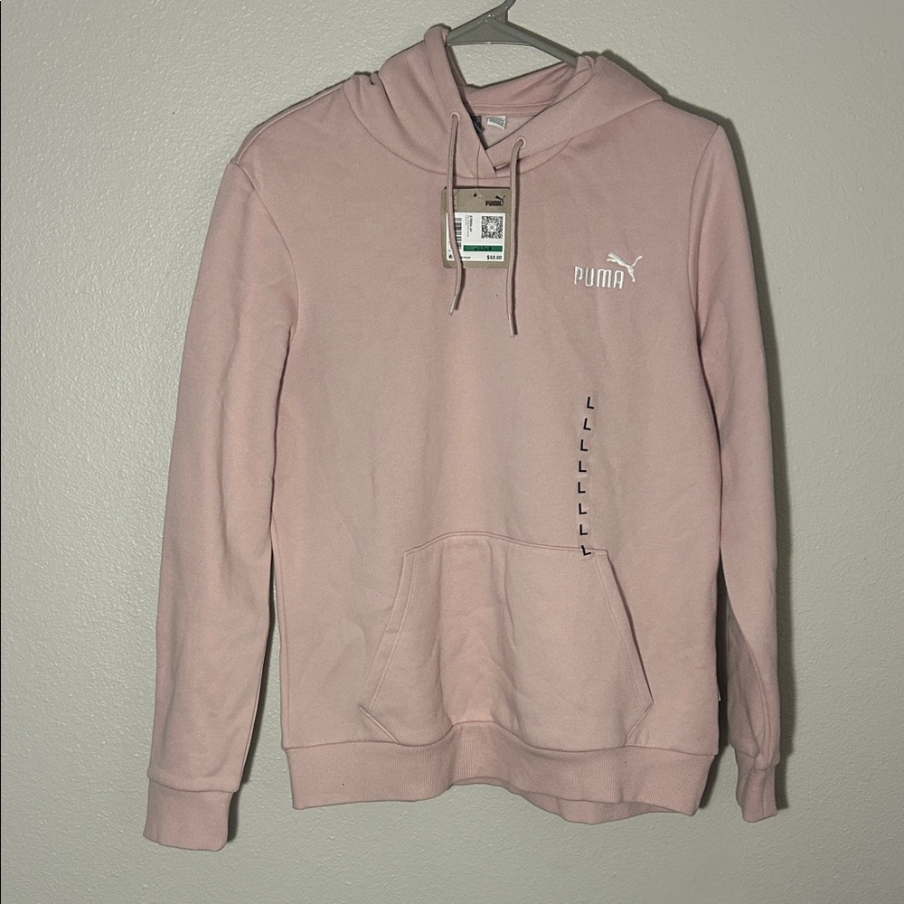 PUMA Women's Light Pink Hoodie